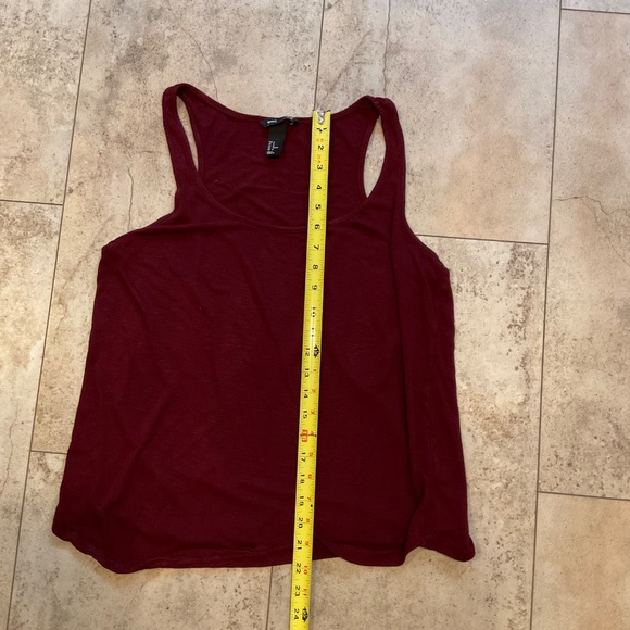 H&M Dark Red Burgundy Women’s Sz M Tank Top - Picture 5 of 8